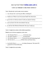 Tải Bài tập Ngữ pháp tiếng Anh lớp 5 Unit 16 Where's the post office? - Ôn tập tiếng Anh 5 theo từng Unit có đáp án