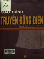 Giáo trình truyền động điện  dùng cho các trường đào tạo hệ trung học chuyên nghiệp và hệ cao đẳng kỹ thuật bùi đình tiếu 