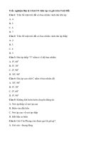 Tải Trắc nghiệm Địa lí 6 bài 19 - Khí áp và gió trên Trái Đất