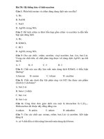 Tải Trắc nghiệm Hóa học lớp 11 bài 38: Hệ thống hóa về hidrocacbon - Bài tập trắc nghiệm Hóa học lớp 11 có đáp án