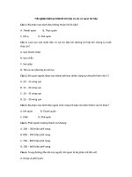 Tải Trắc nghiệm Sinh học 8 Bài 20: Hô hấp và các cơ quan hô hấp - Trắc nghiệm Sinh học 8 Bài 20 có đáp án