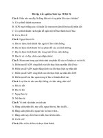 Tải Trắc nghiệm Sinh học 10 bài 26 - Sinh sản của vi sinh vật