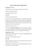 Tải Giải vở bài tập Tiếng Việt lớp 4 tuần 18: Ôn tập học kì 1 - Tiết 3 + 4 - Giải sách bài tập Tiếng Việt 4 tập 1