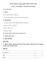 Tải Unit 2 lớp 6 Getting Started - Soạn Getting Started Unit 2 lớp 6 My home đầy đủ nhất