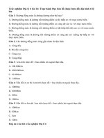 Tải Trắc nghiệm Địa lí 6 bài 16 - Thực hành Đọc bản đồ (hoặc lược đồ) địa hình tỉ lệ lớn