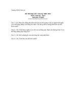 Download Đề kiểm tra HKI sinh học 8- THCS Tân Lợi