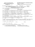 Tải Đề thi học kì 1 môn Vật lý lớp 12 trường THPT Hà Huy Tập, Khánh Hòa năm 2015 - 2016 - Đề kiểm tra học kì I môn Vật lý lớp 12 có đáp án