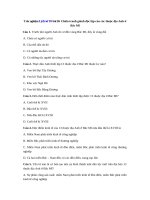 Tải Trắc nghiệm Lịch sử 10 bài 30: Chiến tranh giành độc lập của các thuộc địa Anh ở Bắc Mĩ - Trắc nghiệm Lịch sử 10 bài 30 có đáp án