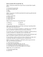 Tải Trắc nghiệm Sinh học 6 bài 44 - Sự phát triển của giới thực vật