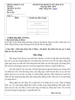 Tải Đề thi giữa học kì 2 môn Tiếng việt lớp 4 trường tiểu học Yên Thắng năm 2018 - 2019 - Đề kiểm tra giữa học kì 2 môn Tiếng Việt lớp 4 có đáp án