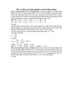 Tải Giải bài tập Vật lý 10 nâng cao bài 3: Khảo sát thực nghiệm chuyển động thẳng - Hướng dẫn giải bài tập môn Vật lý 10