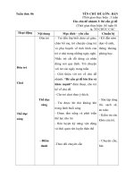 Tuần 6. Bé cần gì để lớn lên và khỏe mạnh