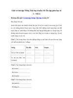 Tải Giải vở bài tập Tiếng Việt lớp 4 tuần 10: Ôn tập giữa học kì 1 - Tiết 6 - Giải sách bài tập Tiếng Việt lớp 4 tuần 10