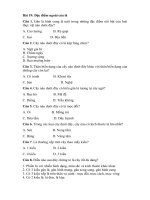 Tải Trắc nghiệm Sinh học 6 bài 19 - Đặc điểm ngoài của lá