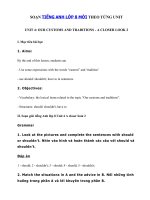 Tải Unit 4 lớp 8 A closer look 2 - Tiếng Anh 8 Unit 4 Our customs and traditions | Giải bài tập SGK tiếng Anh 8 mới Unit 4 A closer look 2
