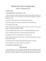 Tải Đề ôn thi giữa học kì 2 môn Tiếng Việt lớp 5 - Đề kiểm tra giữa kì 2 lớp 5 môn Tiếng Việt