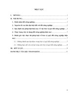 Bài tập lớn đất đai (9 điểm) Đánh giá việc thực thi pháp luật về bảo vệ quỹ đất nông nghiệp hiện nay