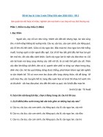 Tải Đề thi học kì 1 lớp 3 môn Tiếng Việt năm 2020-2021 - Số 2 - Đề kiểm tra cuối học kì 1 lớp 3 có đáp án