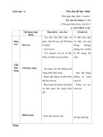 Giáo án tuần 6. Cơ thể bé