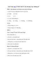 Tải Giải Toán lớp 5 VNEN bài 57: Em đã được học những gì? - Giải bài tập Toán lớp 5