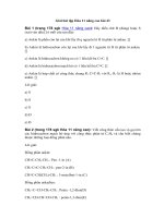 Tải Giải bài tập Hóa 11 nâng cao bài 43 - Ankin