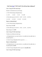 Tải Giải Toán lớp 5 VNEN bài 29: Em đã học được những gì? - Giải bài tập Toán lớp 5