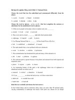 Tải Bài tập trắc nghiệm tiếng Anh lớp 10 Unit 11: National Parks có đáp án (số 2) - Bài tập ôn tập tiếng Anh lớp 10 Unit 11