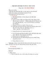 NỘI DUNG BÀI HỌC MÔN VĂN 8 - TUẦN 22 (2020 - 2021)