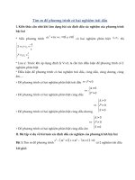 Tải Tính m để phương trình bậc hai có hai nghiệm trái dấu - Chuyên đề Toán 9 luyện thi vào lớp 10
