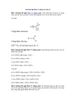 Tải Giải bài tập Hóa 11 nâng cao bài 12 - Axit nitric và muối nitrat
