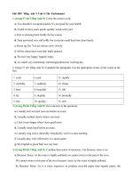 Tải Giải sách bài tập tiếng Anh lớp 9 Unit 6: The Environment - Giải SBT tiếng Anh lớp 9 theo từng Unit