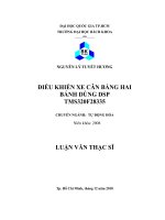 Điều khiển xe cân bằng hai bánh dùng dsp tms320f28335  