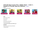 Tải Giải bài tập Family and Friends lớp 4 Unit 2: Lesson five - Giải bài tập Tiếng Anh lớp 4 Unit 2: My weekend