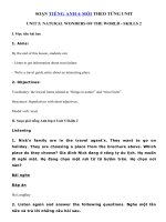 Tải Unit 5 lớp 6 Skills 2 - Tiếng Anh 6 Unit 5 Natural wonders of the world | Giải bài tập SGK tiếng Anh lớp 6 Unit 5 Skills 2