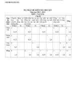 Download Đề thi HK 1 môn Vật lý lớp 8