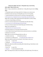 Tải Bài tập trắc nghiệm Vật lý lớp 11: Dòng điện trong các môi trường - Câu hỏi trắc nghiệm Vật lý lớp 11 có đáp án