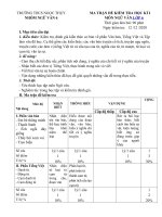 Tải Đề thi học kì 1 lớp 6 môn Ngữ văn năm 2020 - 2021 Đề 2 - Đề thi Ngữ văn lớp 6 học kì 1 Có đáp án