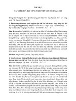 Tạp chí Khoa học Công nghệ Việt Nam số 10 năm 2018