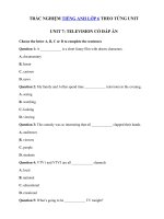 Tải Trắc nghiệm Ngữ pháp tiếng Anh lớp 6 Unit 7 Television - Tiếng Anh lớp 6 Unit 7 Television| Bài tập Unit 7 SGK tiếng Anh lớp 6 mới có đáp án