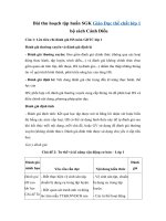 Tải Bài thu hoạch tập huấn SGK Giáo Dục thể chất lớp 1 bộ sách Cánh Diều - Bài thu hoạch tập huấn SGK Cánh Diều