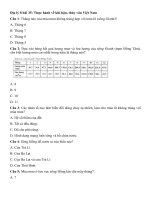 Tải Câu hỏi trắc nghiệm Địa lý 8 bài 35 - Thực hành về khí hậu, thủy văn Việt Nam