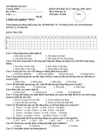 Download KT hk 1 Sinh học 10