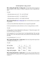 Tải Giải bài tập Hóa 11 nâng cao bài 9 - Khái quát về nhóm nitơ