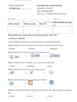 Tải Đề thi học kì 2 lớp 3 môn Tin Học năm học 2018 - 2019 - Đề 2 - Đề thi lớp 3 môn Tin Học học kỳ 2 theo Thông tư 22