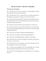 Tải Bài tập Toán lớp 5: Nhân chia số thập phân - Bài tập về số thập phân lớp 5