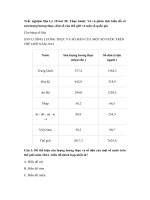 Tải Trắc nghiệm Địa Lý 10 bài 30: Thực hành: Vẽ và phân tích biểu đồ về sản lượng lương thực, dân số của thế giới và một số quốc gia - Câu hỏi trắc nghiệm Địa Lý 10 bài 30 có đáp án