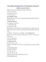 Tải Trắc nghiệm Địa lí 8 bài 8 - Tình hình phát triển kinh tế xã hội ở các nước Châu Á