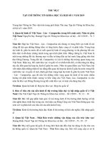 Tạp chí Thông tin Khoa học xã hội số 1 năm 2019