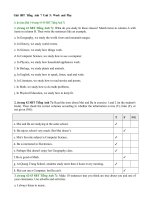 Tải Giải sách bài tập tiếng Anh lớp 7 Unit 5: Work and Play - Giải SBT tiếng Anh lớp 7