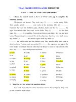 Tải Trắc nghiệm Reading tiếng Anh lớp 8 Unit 2 Life In The Countryside - Bài tập Tiếng Anh 8 theo Unit có đáp án